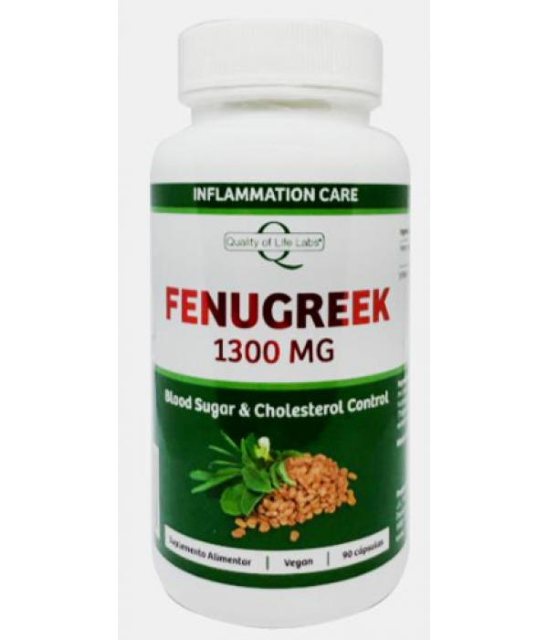 Fenugreek 1300 mg - 90 Cápsulas - Quality of life